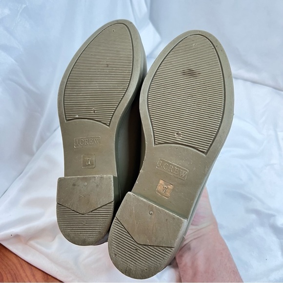 J. CREW Chelsea Matte Olive Green Rain Low Ankle Boots - Picture 7 of 7